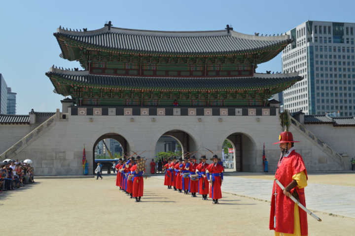 A troca da Guarda Real
