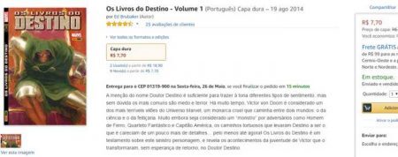 “Os Livros do Destino” sai por R$ 7,90