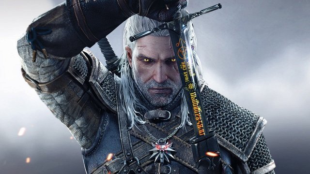 Imagem da adaptação aos games da série “Witcher”