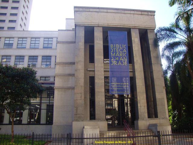 Fachada da Biblioteca Mário de Andrade