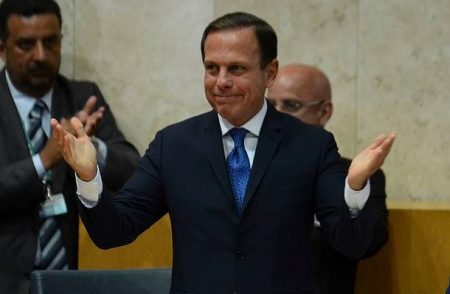 Posse de João Doria como prefeito da cidade de São Paulo, em janeiro de 2017