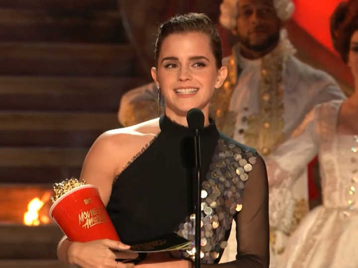 Emma Watson ganhou o prêmio por seu trabalho em ‘A Bela e a Fera’