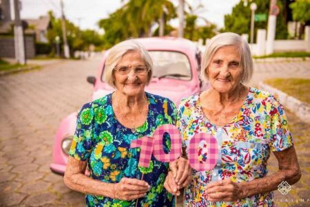 As gêmeas Paulina Pignaton Pandolfi e Maria Pignaton Pontini