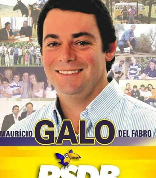 O vereador Mauricio Galo Del Fabro