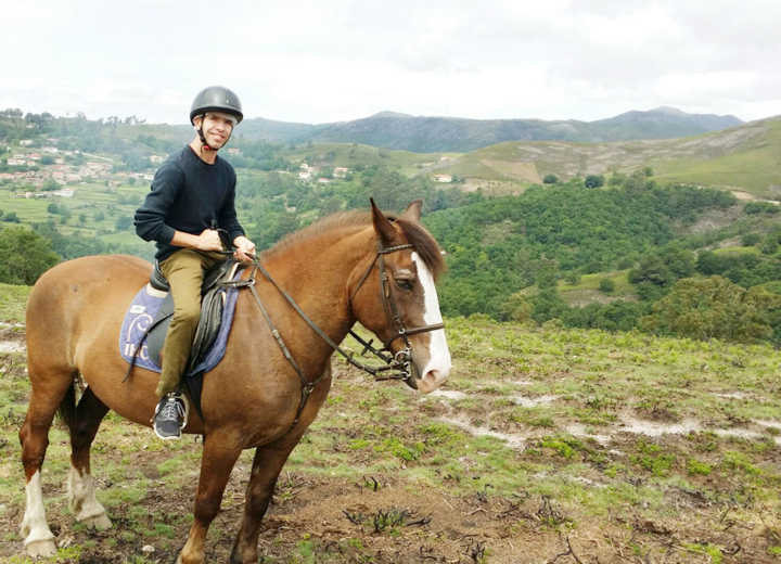 A cavalgada é uma das atrações do parque Peneda Gêres