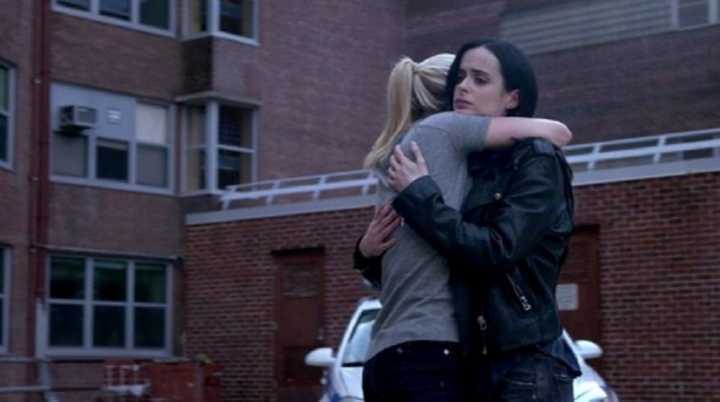 Jessica e Trish, de “Jessica Jones”.