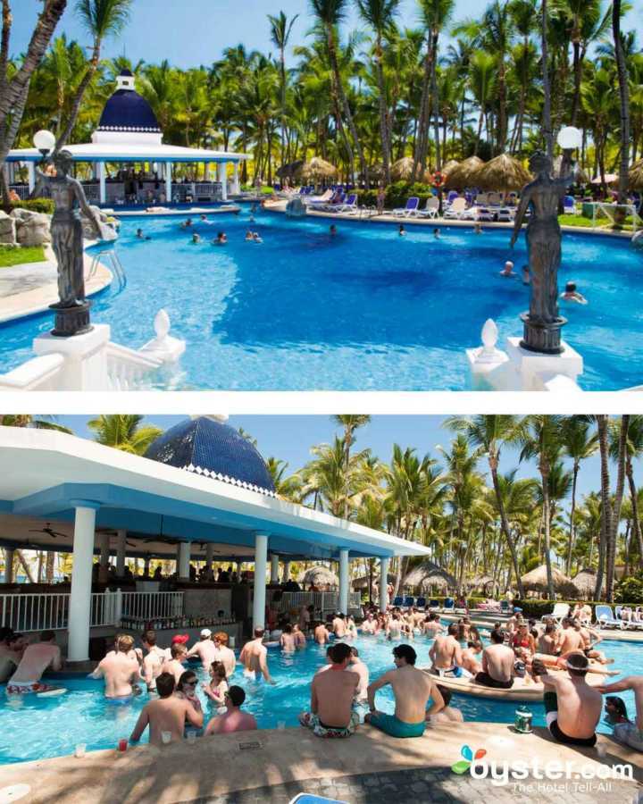 ClubHotel Riu Bambu pode ser o lugar perfeito para um mergulho tranquilo no site do hotel, mas Oyster.com descobriu uma cena muito menos tranquila