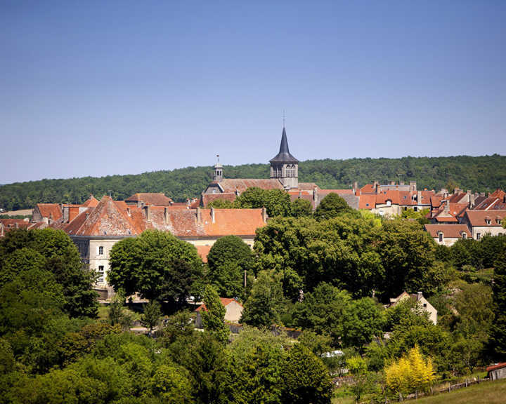 Vista do vilarejo de Flavigny-sur-Ozerain