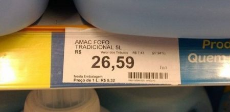 Supermercado alterou a informação sobre o preço do produto após notificação do Procon