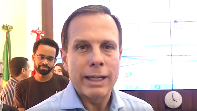 O prefeito João Doria divulgou um vídeo sobre a Parada do Orgulho LGBT