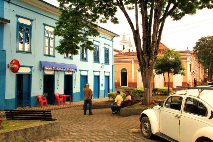 O pacato centro de Cunha