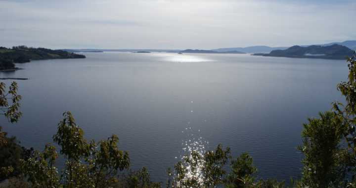 Vista do lago Rango, na Patagônia chilena