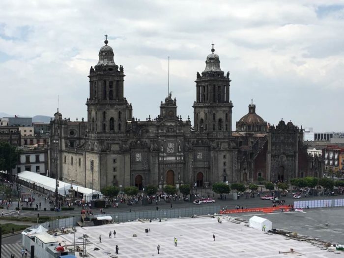 A Catedral Metropolitana da Cidade do México