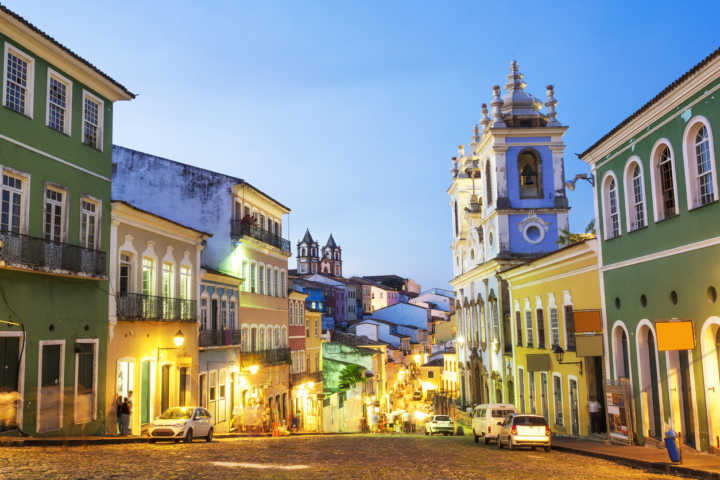O Pelourinho, no centro histórico de Salvador