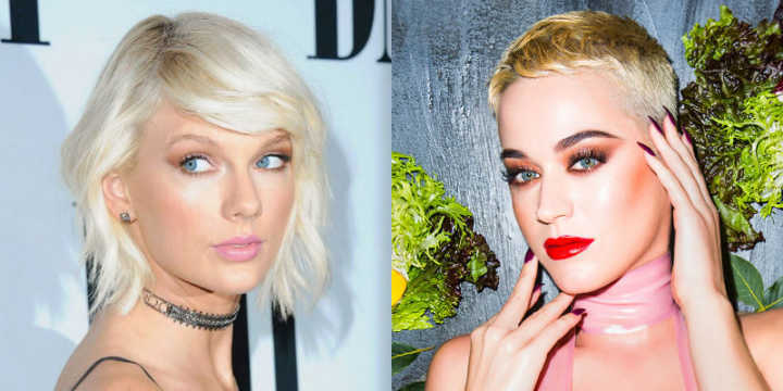 Taylor Swift e Katy Perry: briga que se arrasta desde 2012.