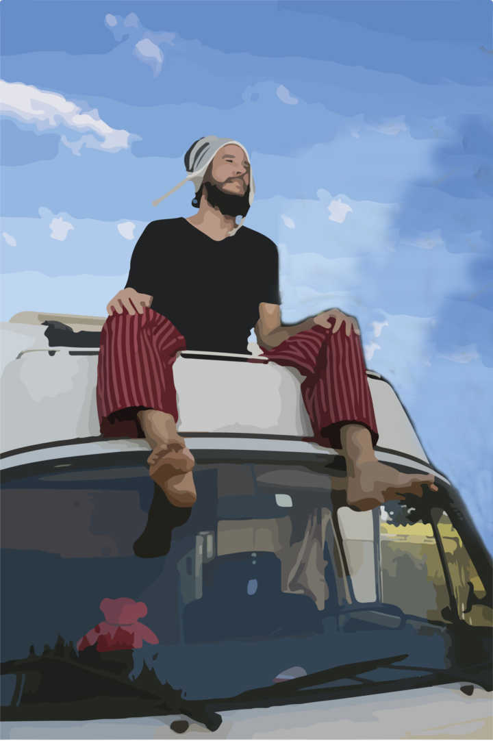 Artista Jeff Vasques lança campanha para “redescobrir a América” numa Kombi-casa