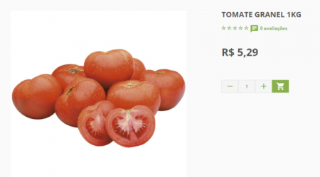 Tomate Granel sai por R$ 5,29 o quilo