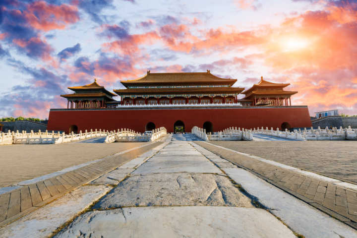 Antigos palácios reais da Cidade Proibida, em Pequim (China)