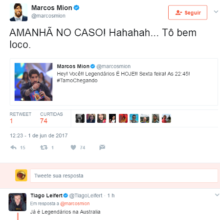 Tiago Leifert comenta equívoco de Marcos Mion e internet se diverte