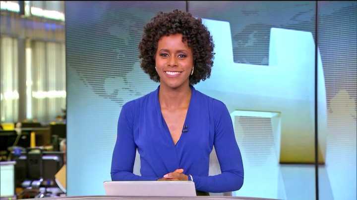 Maju Coutinho estreou na bancada do “Jornal Hoje” neste sábado