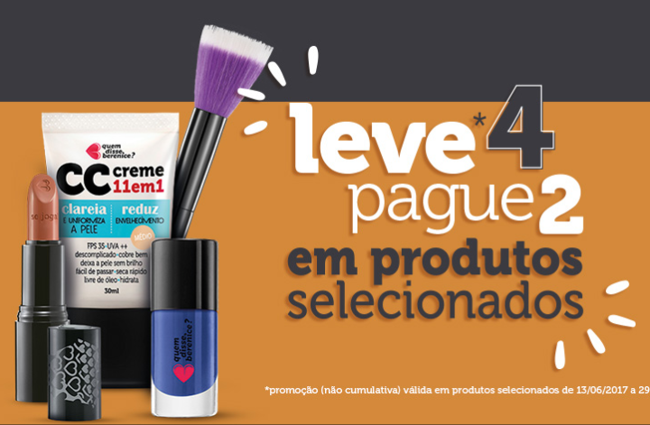 A promoção vai até o dia 29 de junho nas lojas físicas e on-line