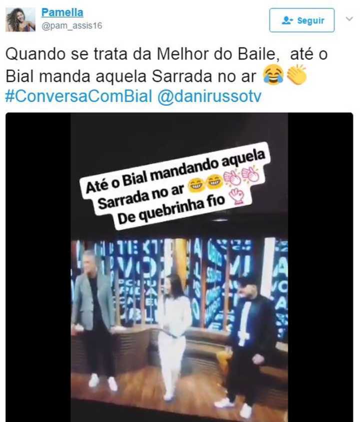 Bial dá sarrada e arranca risadas da plateia