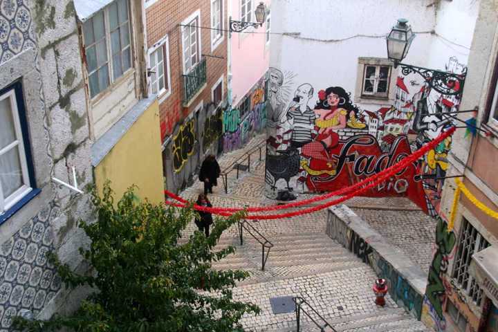 Grafite de Fado em Lisboa