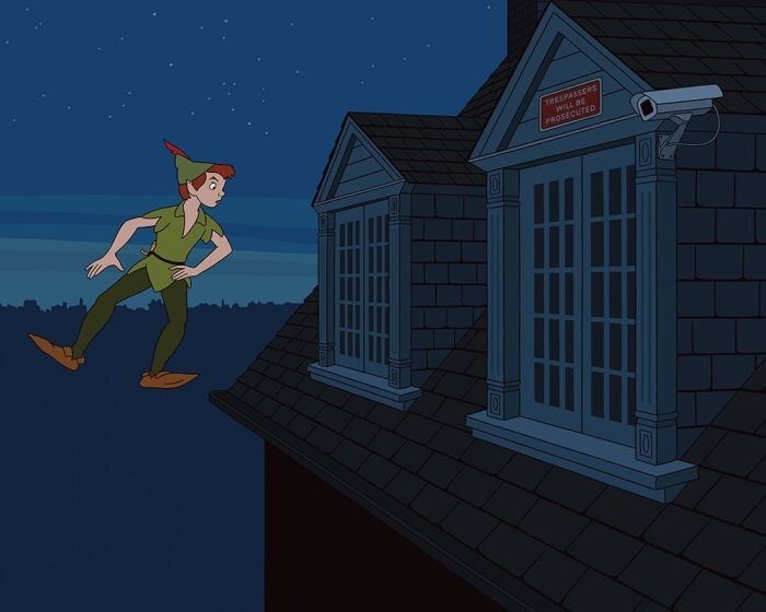 As janelas não estariam mais abertas ao Peter Pan