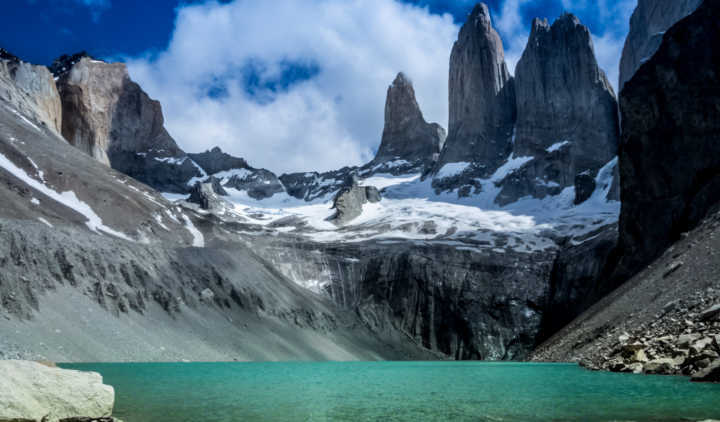 Vista do maciço das Torres del Paine