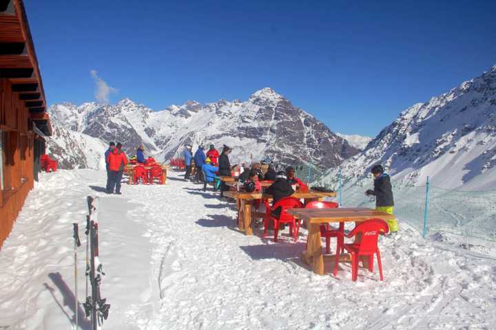 Vista do restaurante “Tio Bob’s”, a 3300 metros de altitude