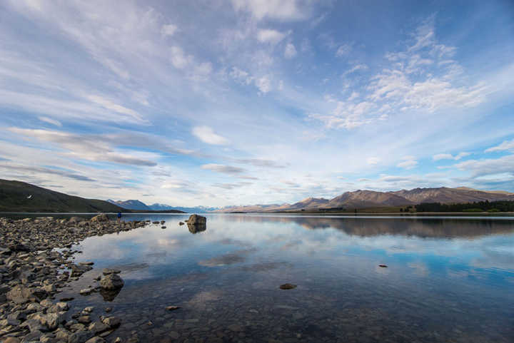 Vista Lake Tekapo