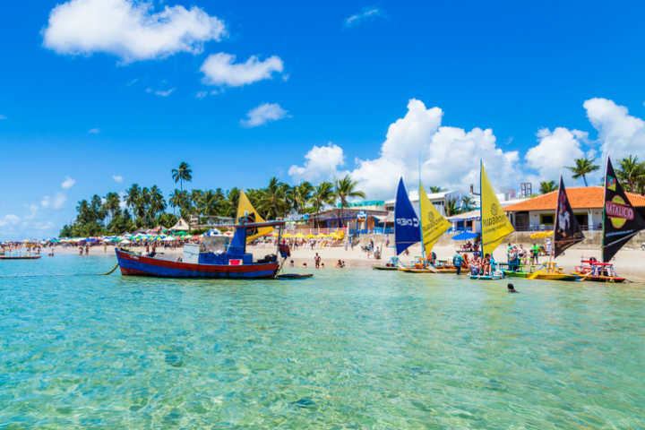 Em Porto de Galinhas, o sol brilha o ano todo