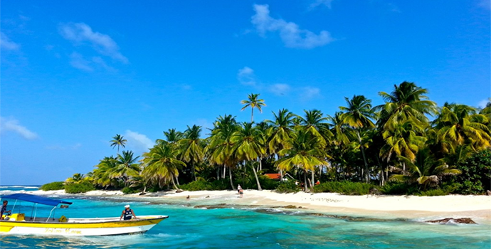 Caribe Colombiano e seu mar multicolorido