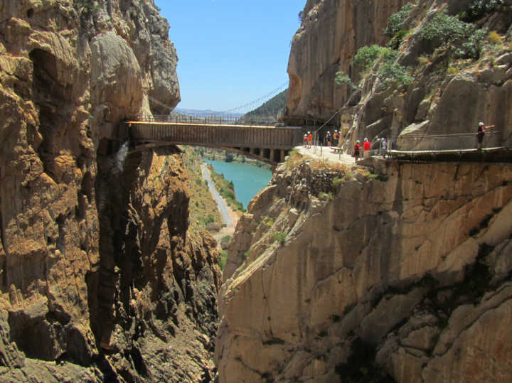 Caminito del Rey, em Málaga, na Espanha
