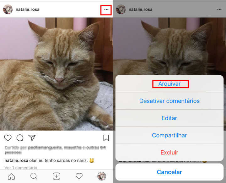 Arquivar as suas fotos é uma boa forma de tirar imagens de sua linha do tempo sem perdê-las.