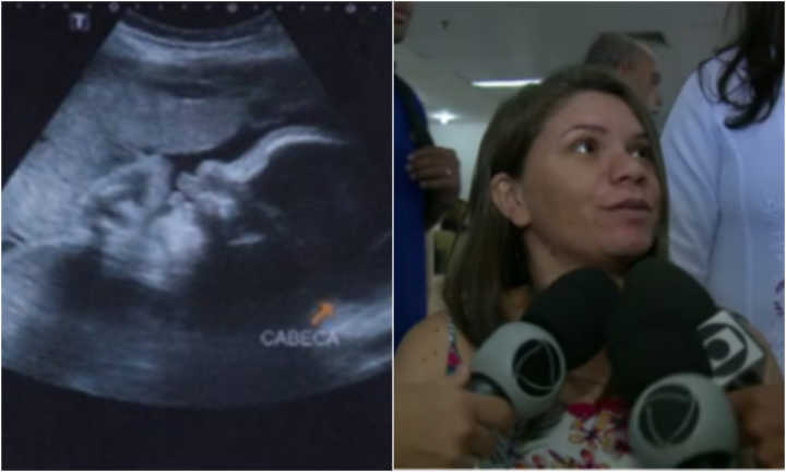 O bebê Arthur foi atingido por um tiro ainda no ventre da mãe