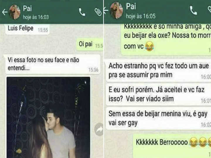 Conversa ocorreu por aplicativo de troca de mensagens