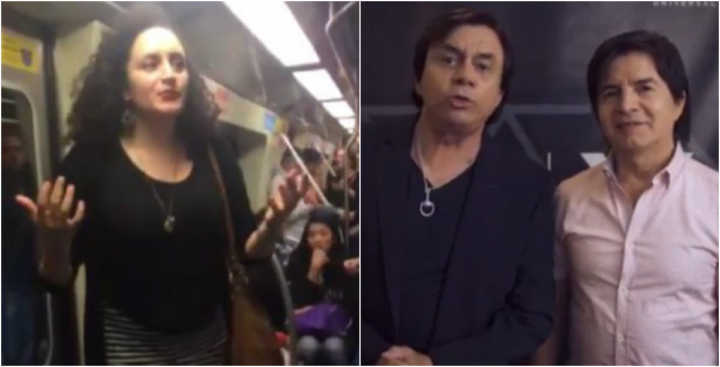 Mulher canta clássico de Chitãozinho & Xororó no metrô de São Paulo