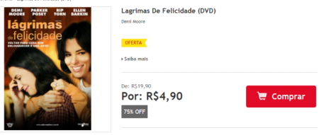 “Lágrimas de Felicidade” sai por R$ 4,90