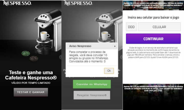 A Nespresso se pronunciou sobre a falta promoção