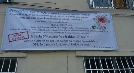 O cartaz que gerou toda a polêmica