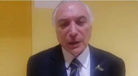 Michel Temer comete gafe imperdoável em vídeo publicado no Twitter