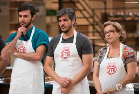 Victor V, Fabrizio e Mirian “trabalharam” juntos na 1a prova do “Masterchef”