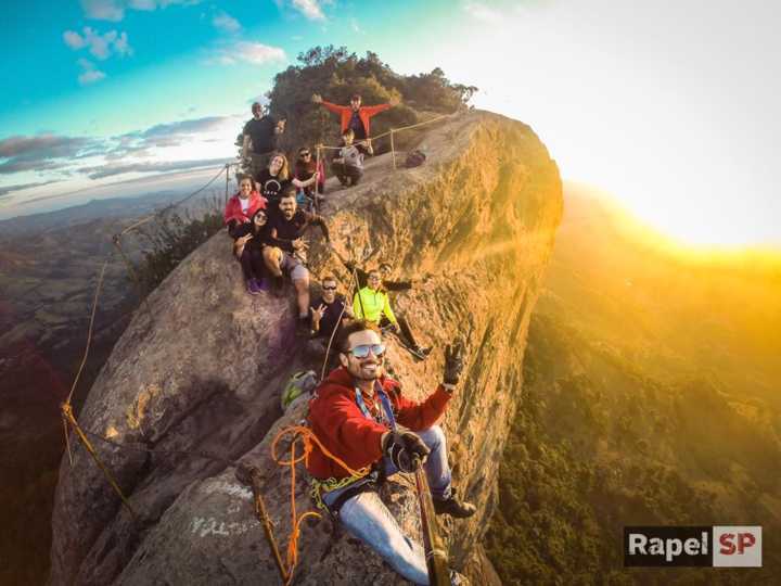 Por do Sol na pedra do baú e bauzinho!