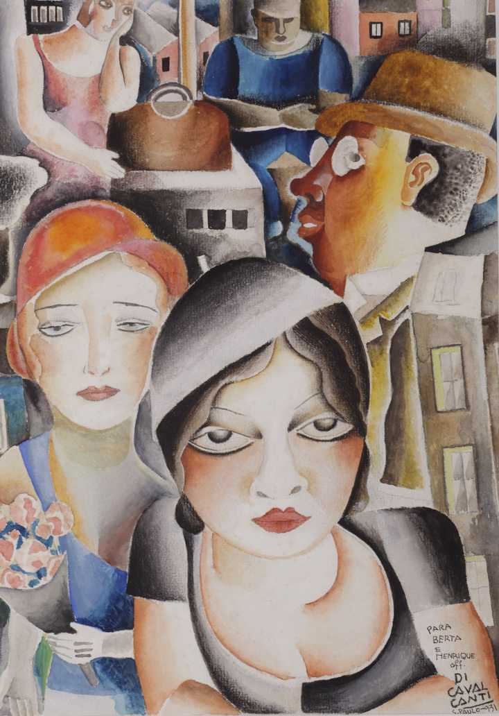 “Cena de rua” (1931), de Emiliano Di Cavalcanti