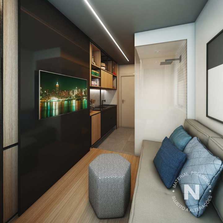 Studio de 10 m², em Higienópolis, ao custo de R$ 99 mil