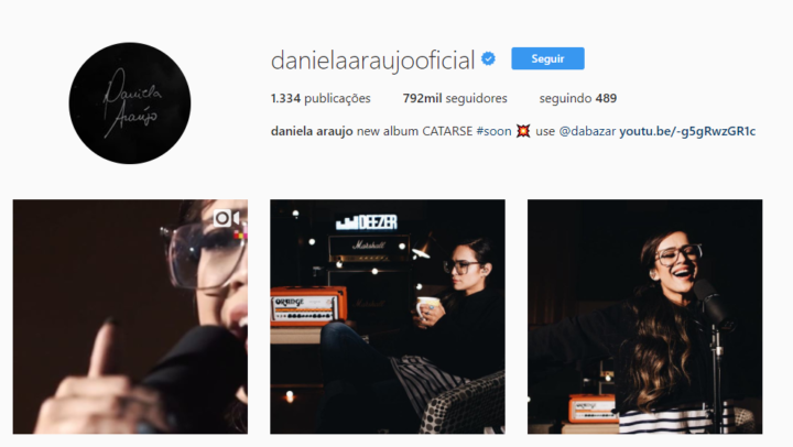 Daniela Araújo perde metade da sua base de fãs em menos de uma semana