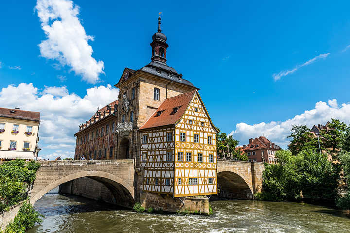 Vista da cidade histórica de Bamberg