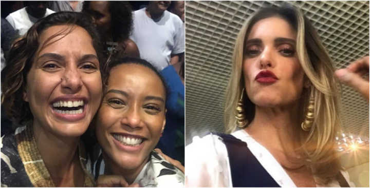 Taís Araújo e Camila Pitanga engrossam o caldo e dão apoio à Fernanda Lima