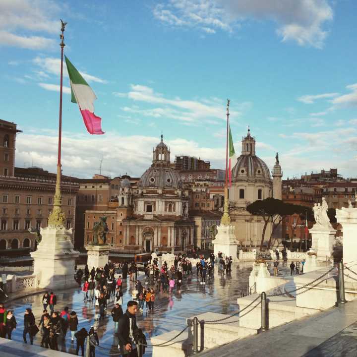 Escadarias do Monumento a Vittorio Emanuele II